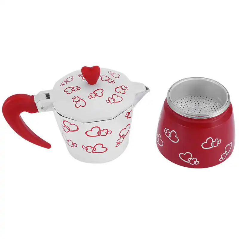 Coffee Maker Pot Aluminum Italian Type Coffee Stovetop For Home Office Household Coffee Kettle Hand Pot Coffeeware