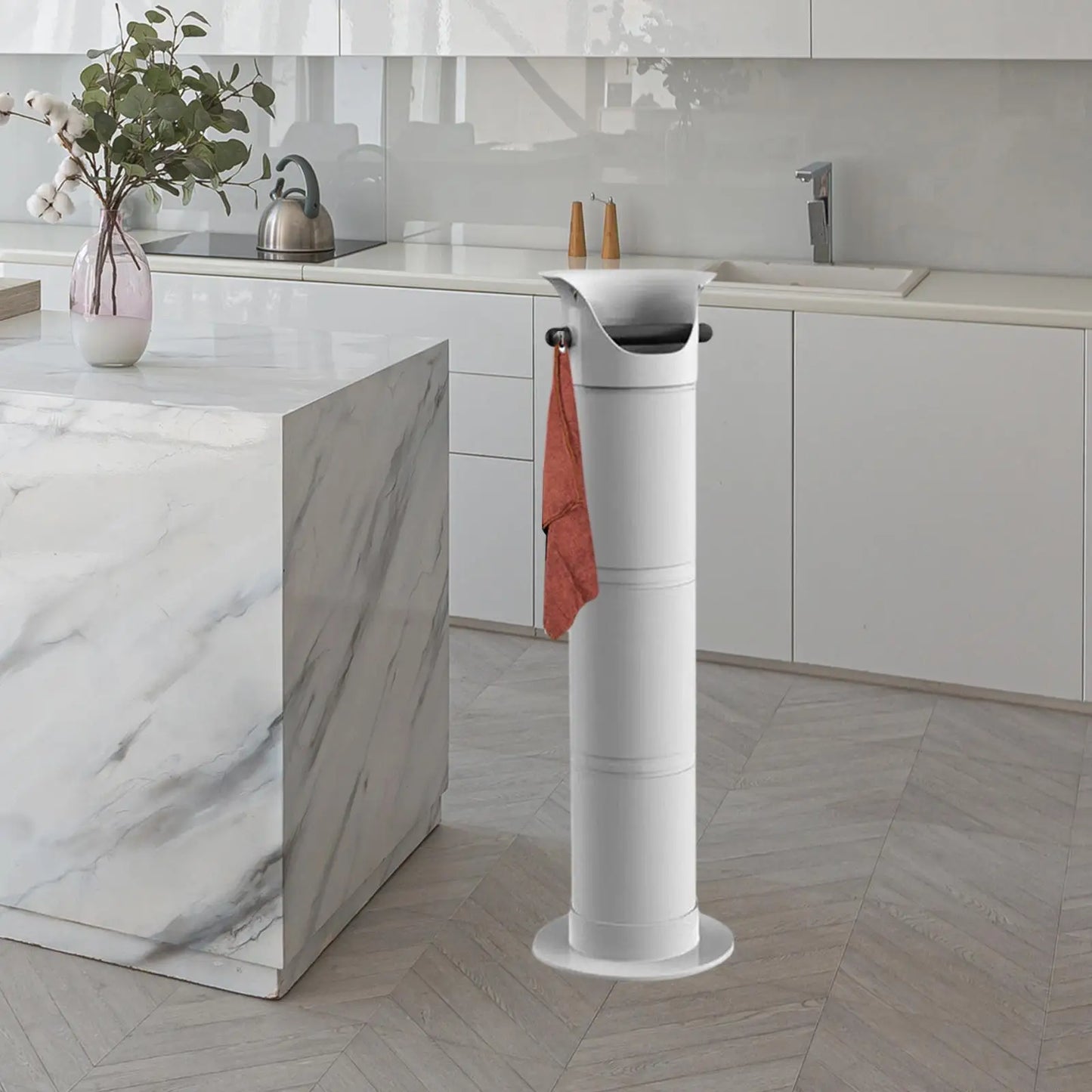 Coffee Knock Box Floor Standing Coffee Grounds Bucket Espresso Grounds Knock Box Large Capacity Coffee Accessories