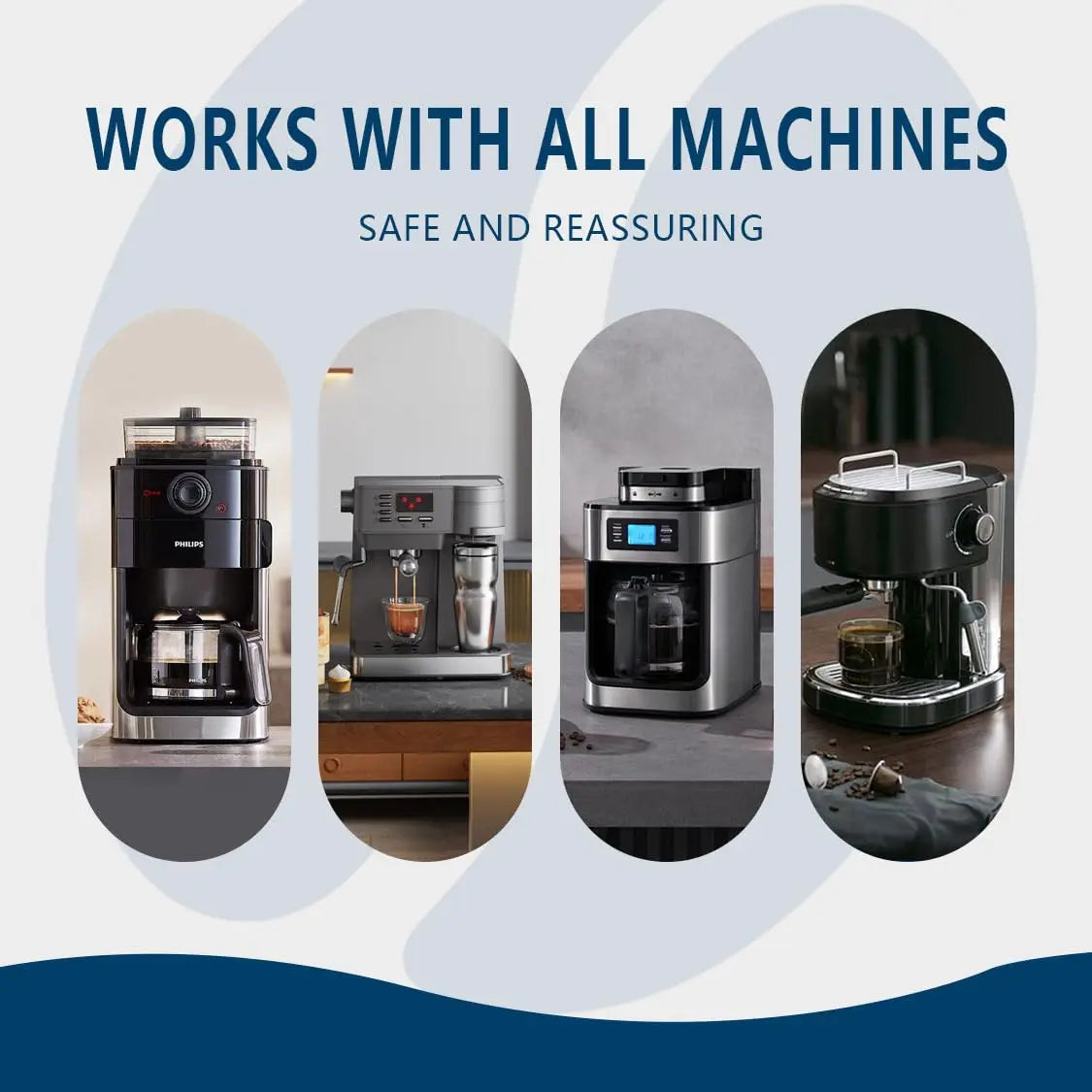 Coffee Machine Cleaning Tablets,Remove Pipe Grease,Scale And Residue,Suitable for Fully Automatic,Semi-Automatic,Espresso