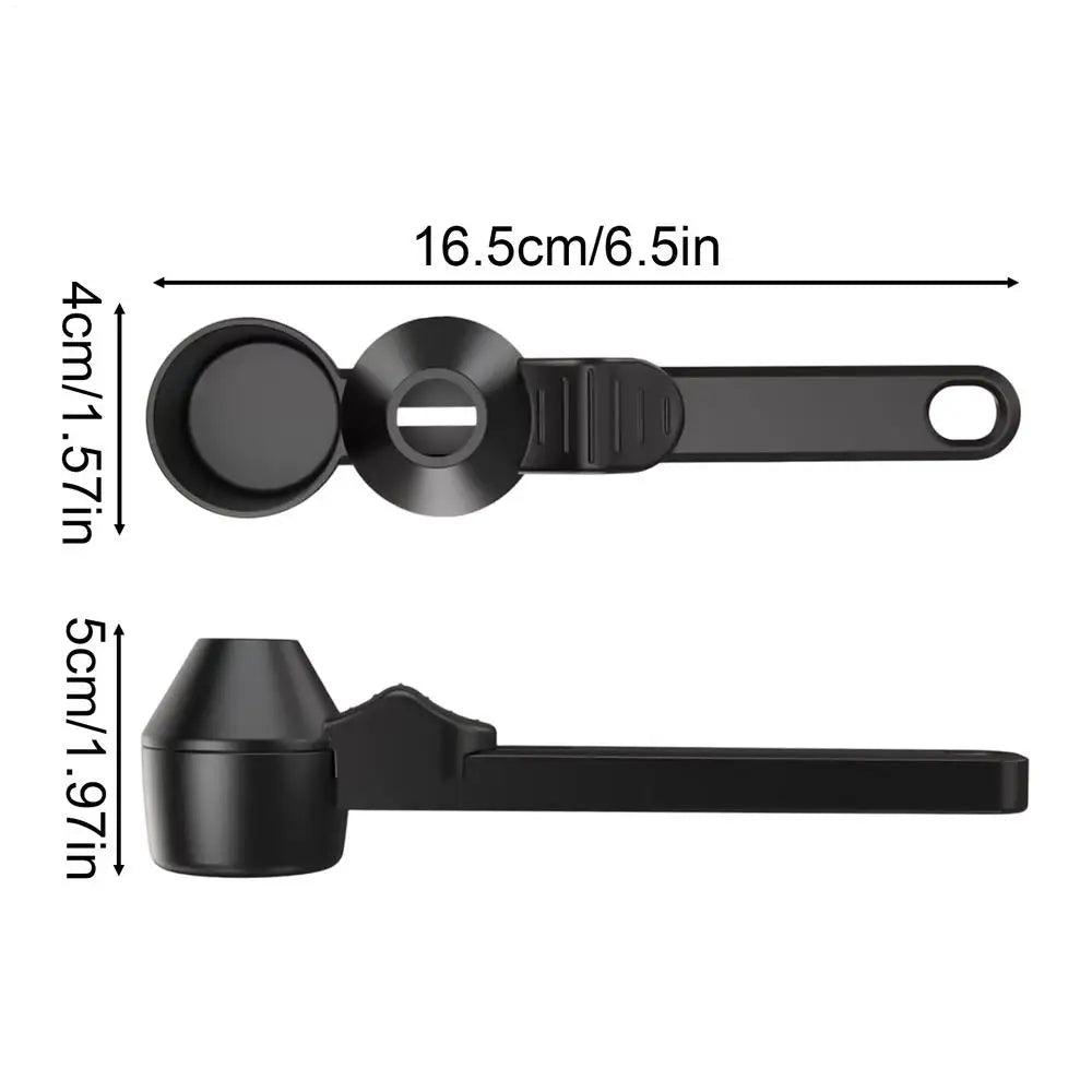 Coffee Scoop With Funnel Adjustable Sliding Measuring Spoon For Ground Coffee Protein Formula, Home Kitchen RV Travel