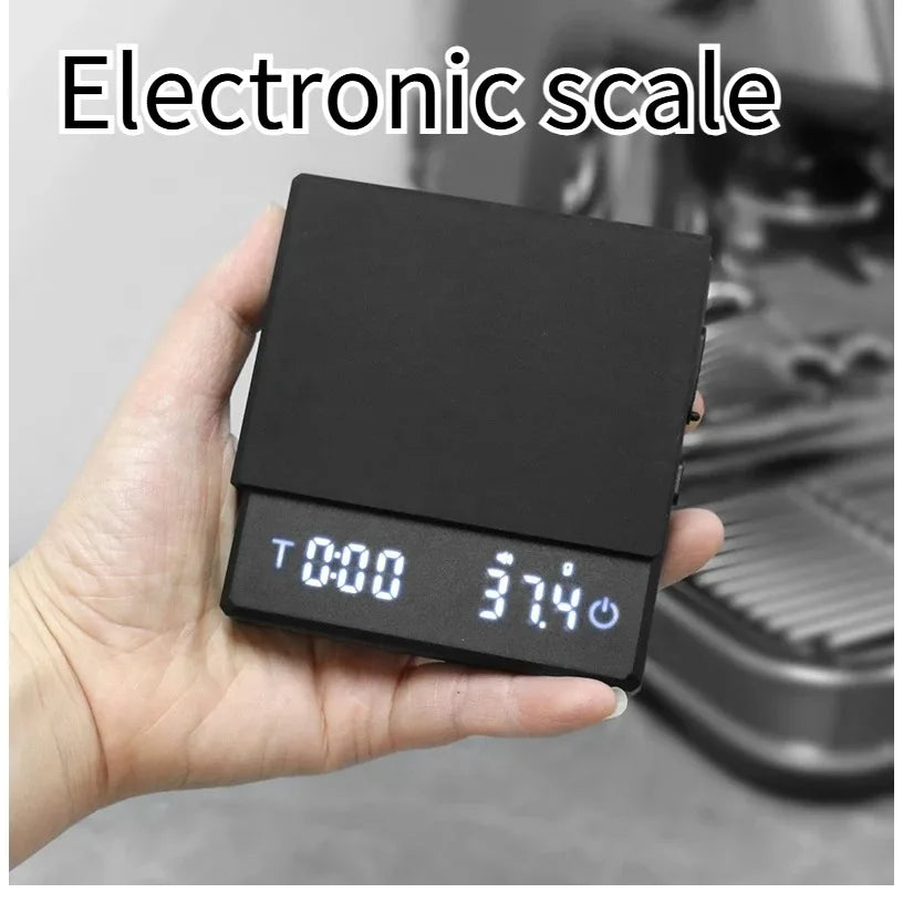 Coffee Scale with Timer Rechargeable Digital Scale 0.1g High Precision 3 Modes Drip Espresso Scale Barista Gift