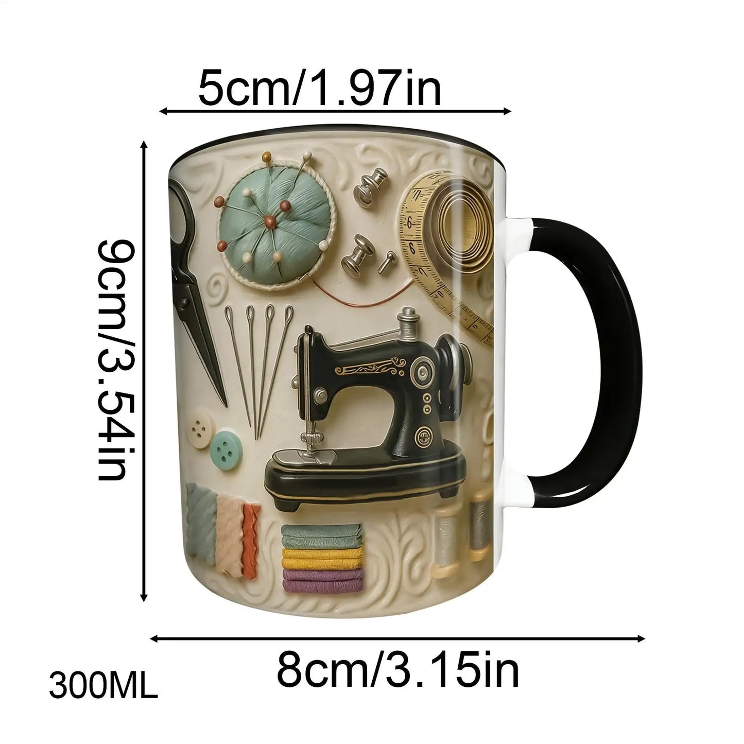 Coffee Mug Heat Resistant Beverage Drinkware Ceramic Coffee Mug Tea Cup for Cappuccino Milk Cocoa Wine Juice Beer Kitchen Cafe