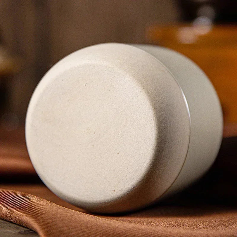 Ceramic Coffee Cup Vintage Coarse Pottery Water Cup 100ml 180ml 230ml Japan Tea Mugs Stoneware Espresso for Restaurants Hotels