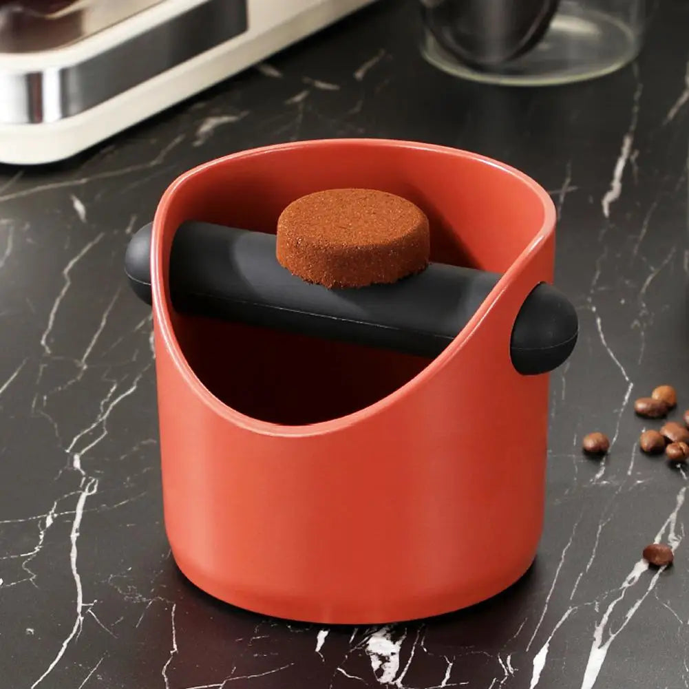 Coffee Knock Box Anti Slip Shock-Absorbent Grind Dump Espresso Grounds Waste Bin Barista Accessories Maker Tools