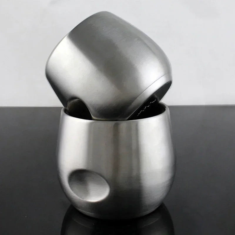 150ml 200ml Durable Coffee Mug Espresso Cup, Double Insulation 304 Stainless Steel Coffee Cups Kitchen Tools Coffee Accessories