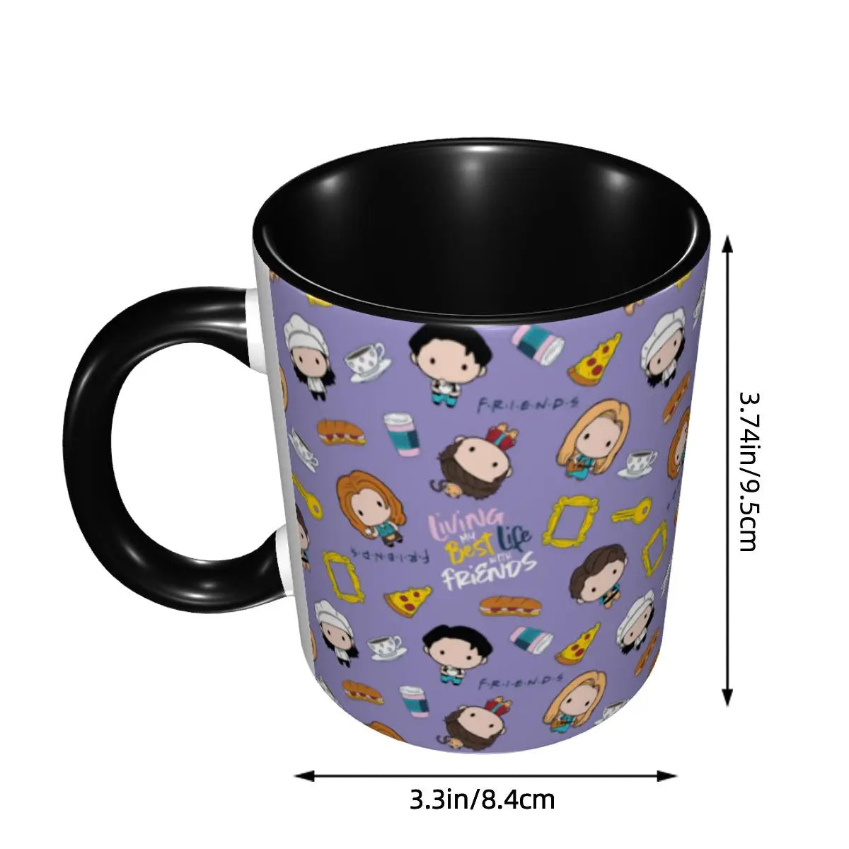 Classic Friends TV Show Coffee Mug DIY Personalized Ceramic Mug Creative Gift