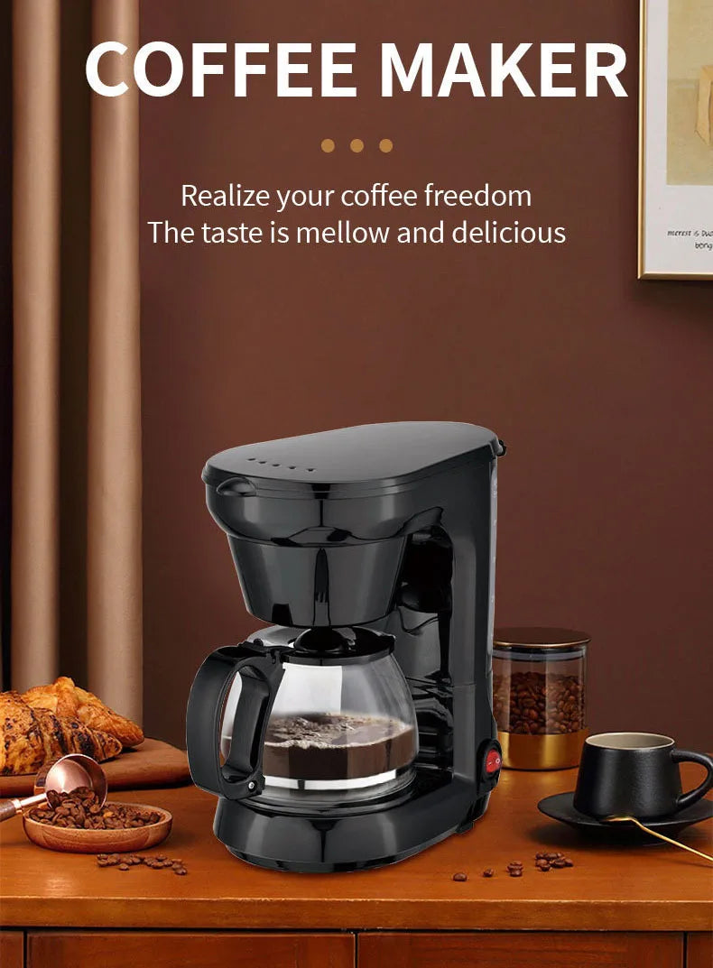Coffee Machine Automatic Drip Coffee Machine American Milk Tea Machine Coffee Pot