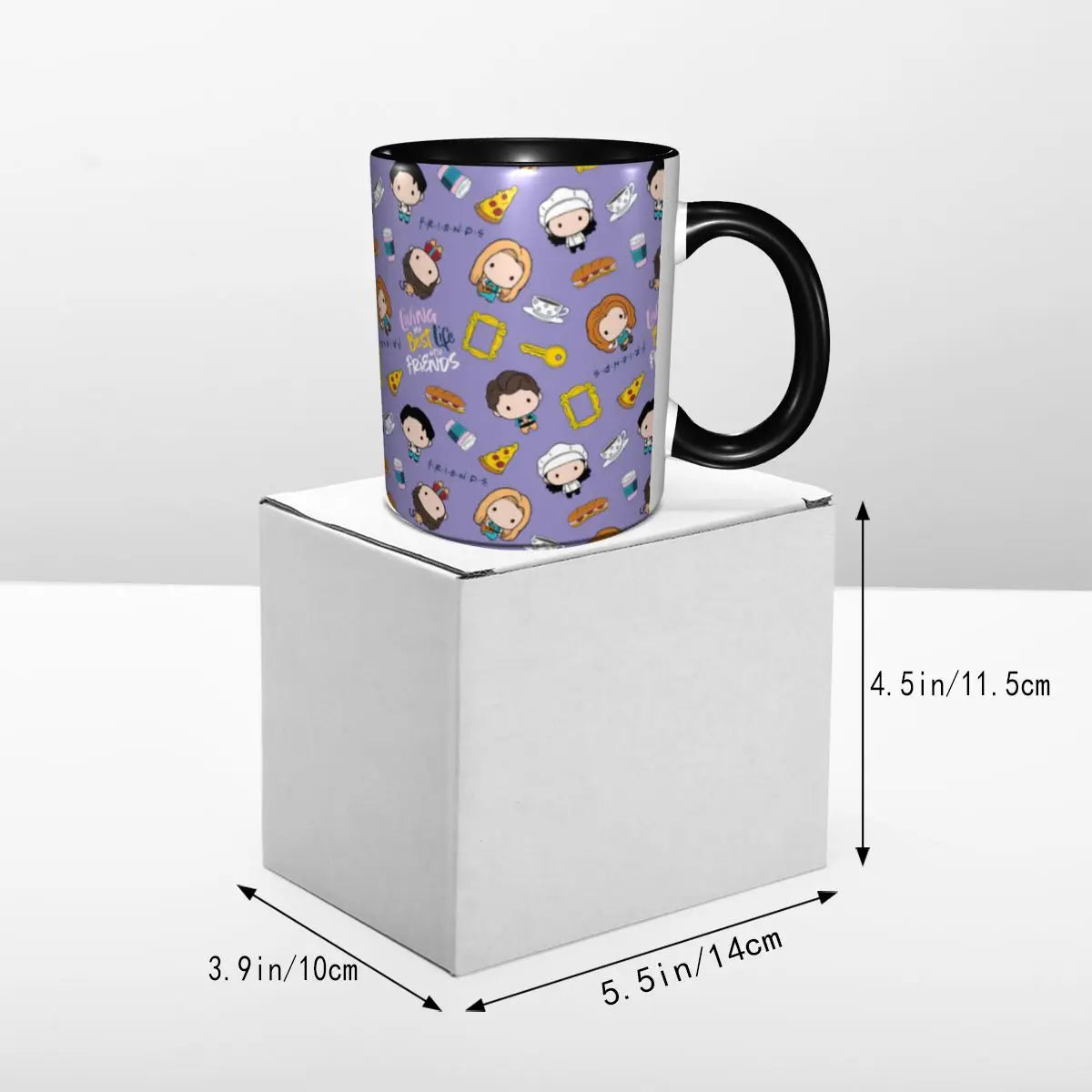 Classic Friends TV Show Coffee Mug DIY Personalized Ceramic Mug Creative Gift