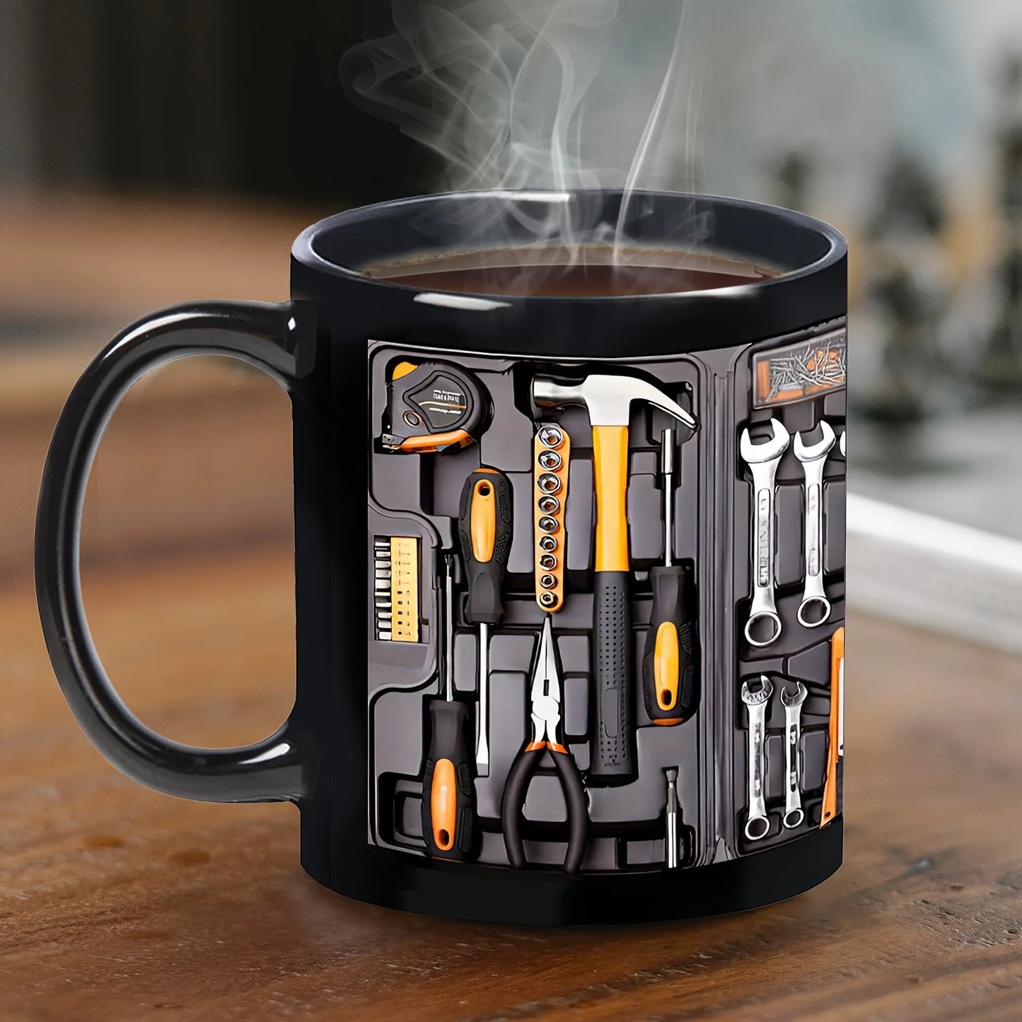 Creative Toolbox Ceramic Coffee Cup 3D Milk Tea Water Cups Breakfast Mug Household Drinkware Birthday Gift