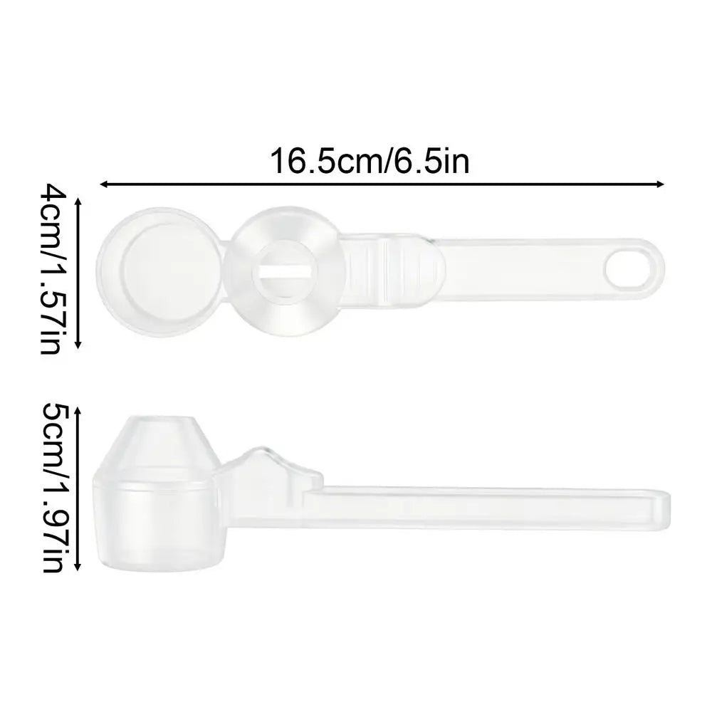 Coffee Scoop With Funnel Adjustable Sliding Measuring Spoon For Ground Coffee Protein Formula, Home Kitchen RV Travel