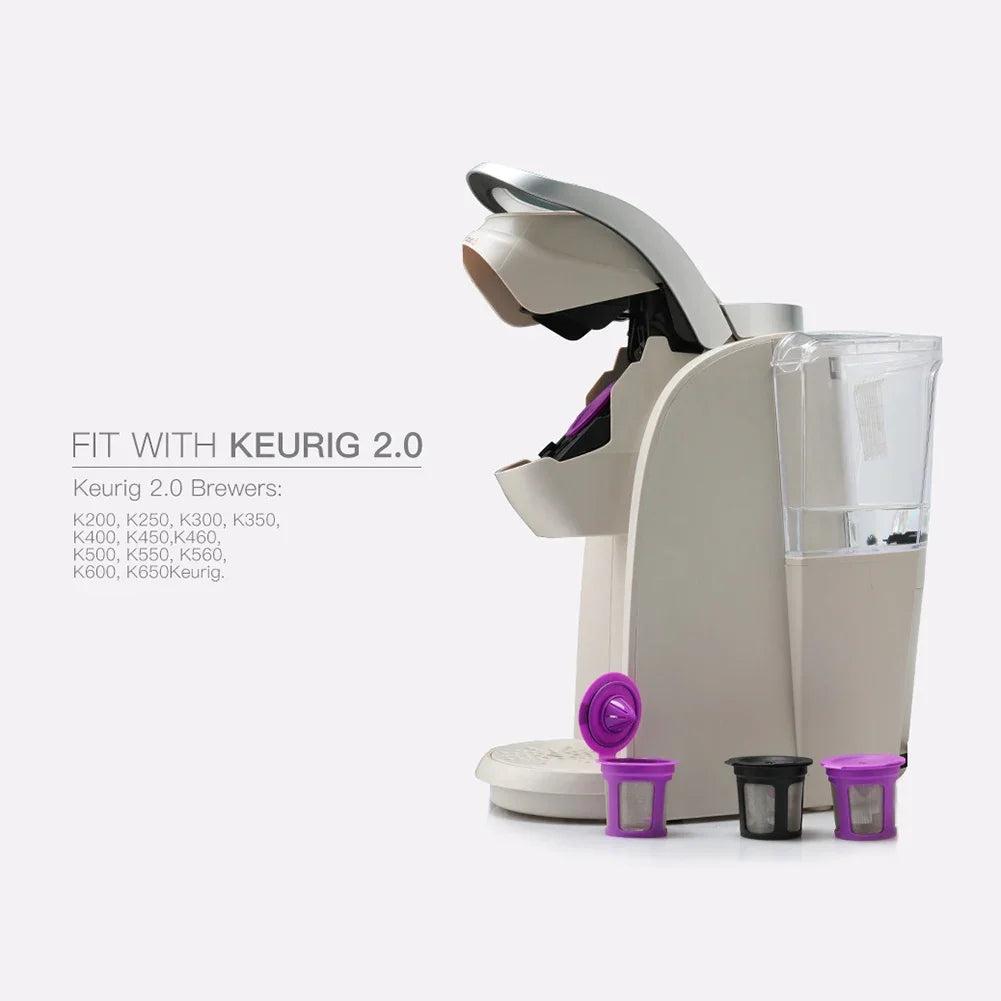 2 Pack Of Refillable Coffee For Pods For 2 0 Brewer Models Eco Conscious Choice For A Better Brewing Experience