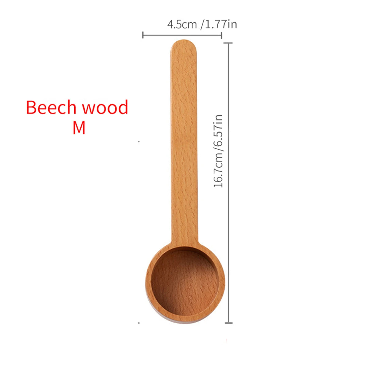 1PC Walnut coffee scoop, solid wood scoop, gram scoop, coffee powder and milk powder measuring spoon.
